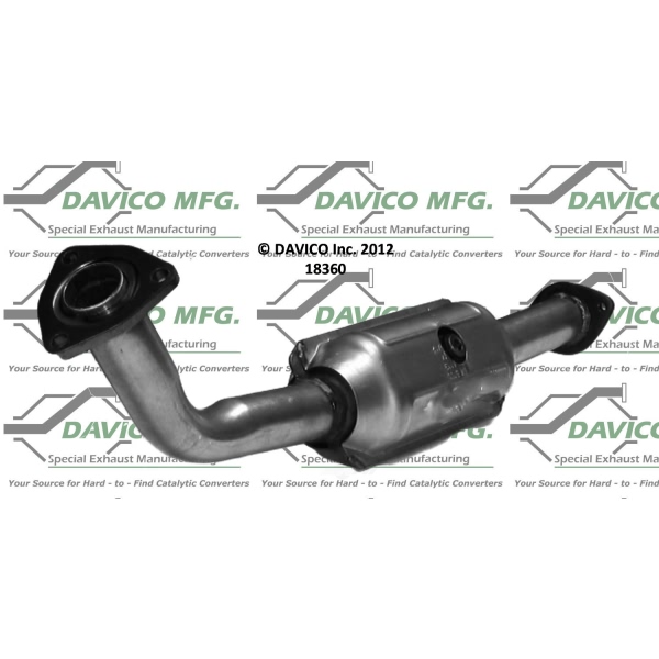 Davico Direct Fit Catalytic Converter and Pipe Assembly 18360