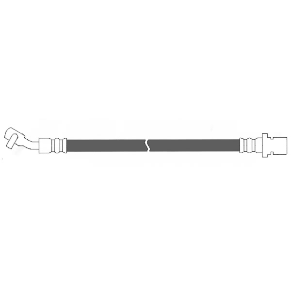 Centric Rear Driver Side Brake Hose 150.49304