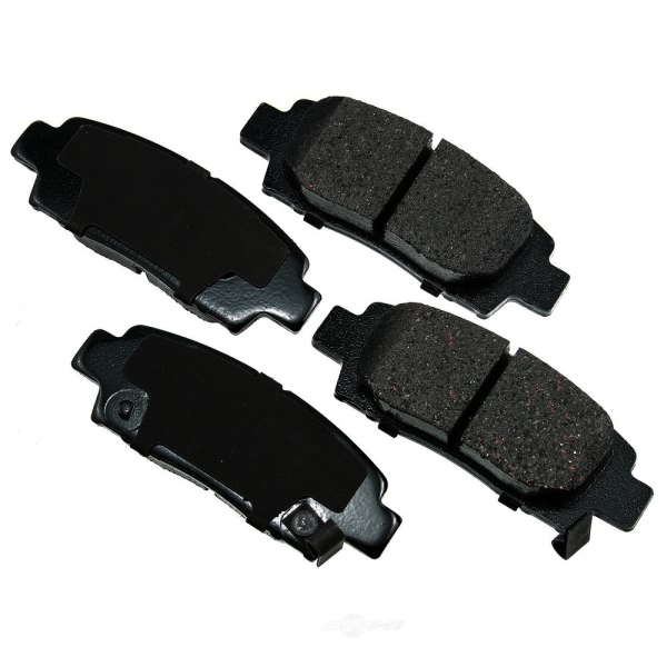 Akebono Pro-ACT™ Ultra-Premium Ceramic Rear Disc Brake Pads ACT672