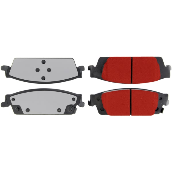 Centric Posi Quiet Pro™ Ceramic Rear Disc Brake Pads 500.17070