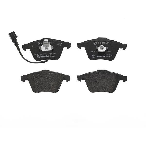 brembo Premium Low-Met OE Equivalent Front Brake Pads P85079
