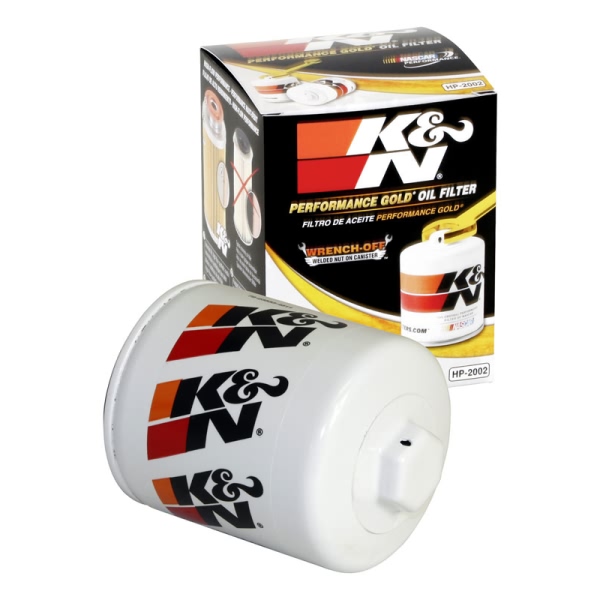 K&N Performance Gold™ Wrench-Off Oil Filter HP-2002