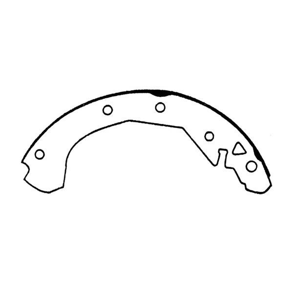 Centric Premium Rear Drum Brake Shoes 111.05640