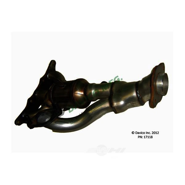 Davico Exhaust Manifold with Integrated Catalytic Converter 17118