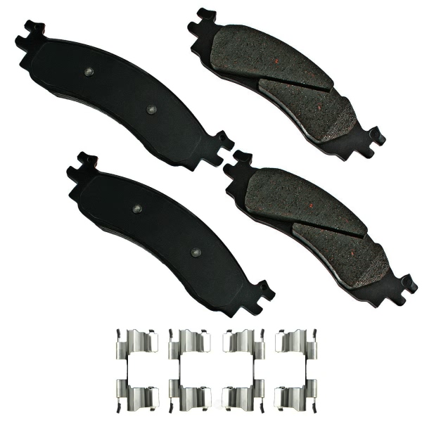 Akebono Pro-ACT™ Ultra-Premium Ceramic Front Disc Brake Pads ACT1158