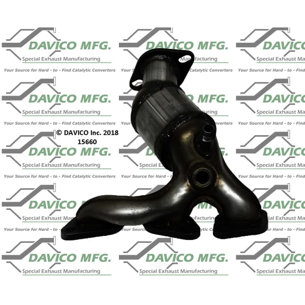 Davico Exhaust Manifold with Integrated Catalytic Converter 15660