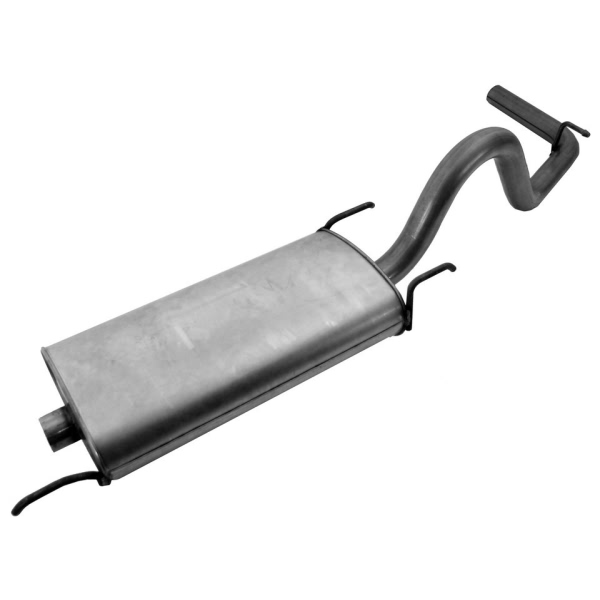 Walker Quiet Flow Stainless Steel Oval Aluminized Exhaust Muffler And Pipe Assembly 56204