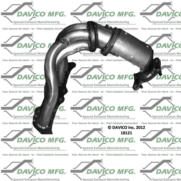 Davico Exhaust Manifold with Integrated Catalytic Converter 18121