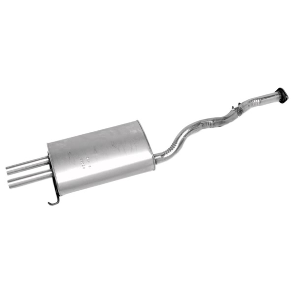 Walker Quiet Flow Stainless Steel Oval Aluminized Exhaust Muffler And Pipe Assembly 55026