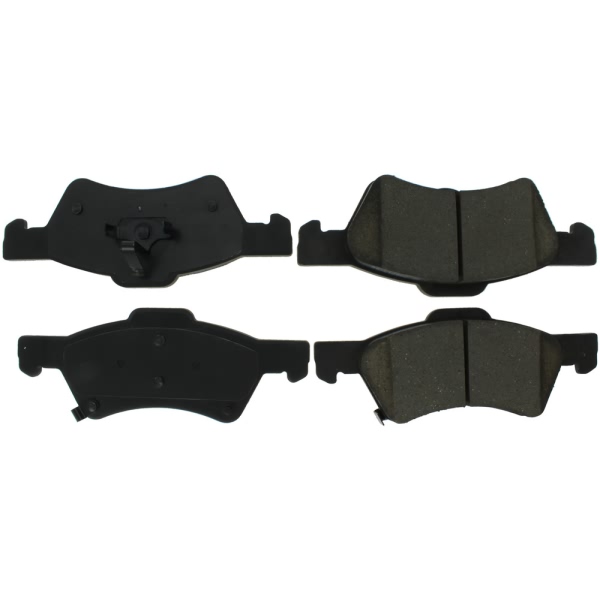 Centric Posi Quiet™ Extended Wear Semi-Metallic Front Disc Brake Pads 106.08570