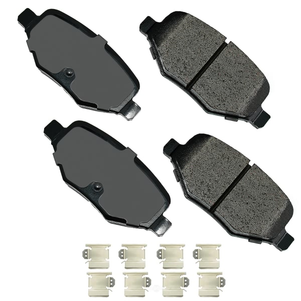 Akebono Pro-ACT™ Ultra-Premium Ceramic Rear Disc Brake Pads ACT1377B