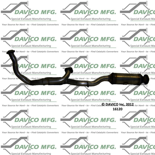 Davico Direct Fit Catalytic Converter and Pipe Assembly 16120