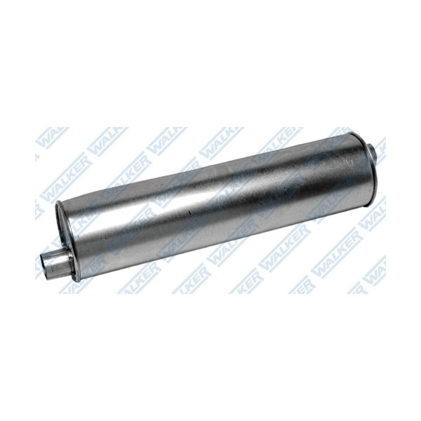 Walker Soundfx Steel Round Direct Fit Aluminized Exhaust Muffler 18553