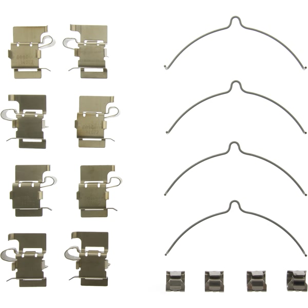 Centric Front Disc Brake Hardware Kit 117.58009