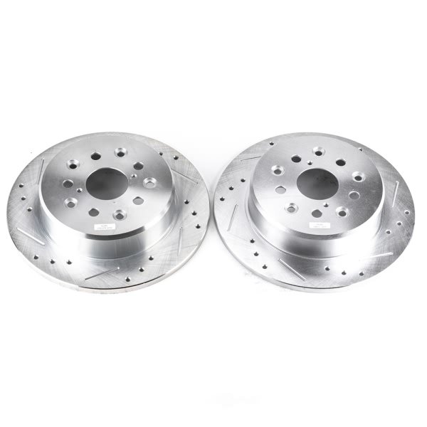 Power Stop PowerStop Evolution Performance Drilled, Slotted& Plated Brake Rotor Pair JBR739XPR