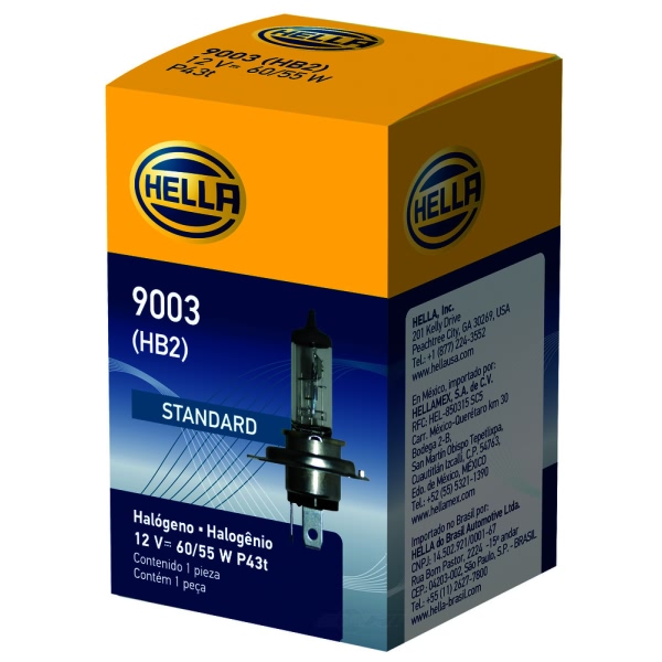 Hella 9003 Standard Series Halogen Light Bulb 9003