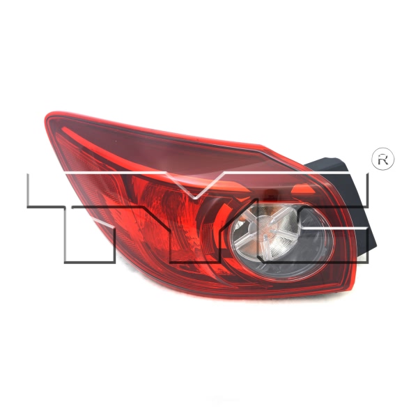 TYC Driver Side Outer Replacement Tail Light 11-6660-00