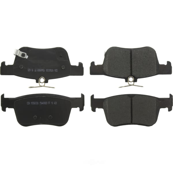 Centric Posi Quiet™ Ceramic Rear Disc Brake Pads 105.60330