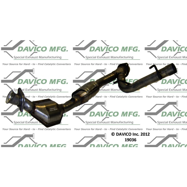 Davico Direct Fit Catalytic Converter and Pipe Assembly 19036