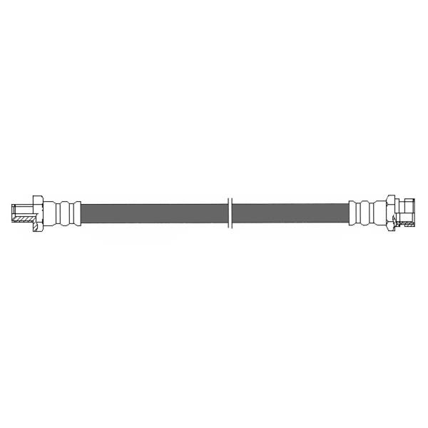Centric Rear Brake Hose 150.51311