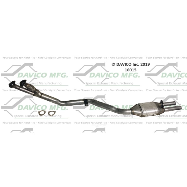 Davico Direct Fit Catalytic Converter and Pipe Assembly 16015