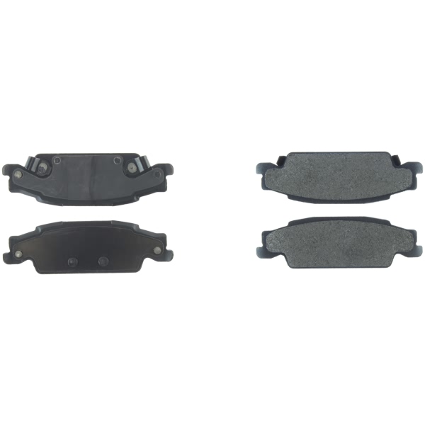 Centric Posi Quiet™ Semi-Metallic Rear Disc Brake Pads 104.09220