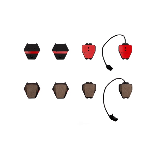 brembo Premium Ceramic Front Disc Brake Pads P85067N