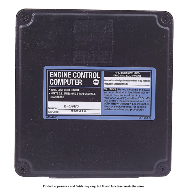 Cardone Reman Remanufactured Engine Control Computer 72-1065