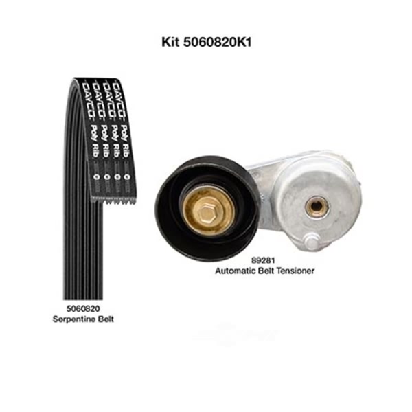 Dayco Serpentine Belt Kit 5060820K1
