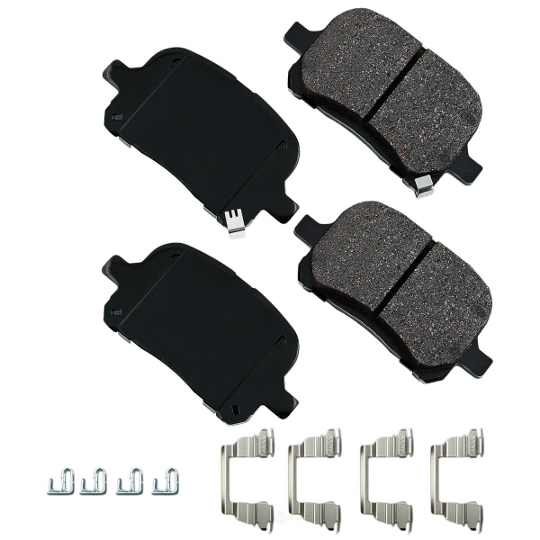 Akebono Pro-ACT™ Ultra-Premium Ceramic Front Disc Brake Pads ACT707A