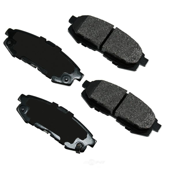 Akebono Pro-ACT™ Ultra-Premium Ceramic Rear Disc Brake Pads ACT1073