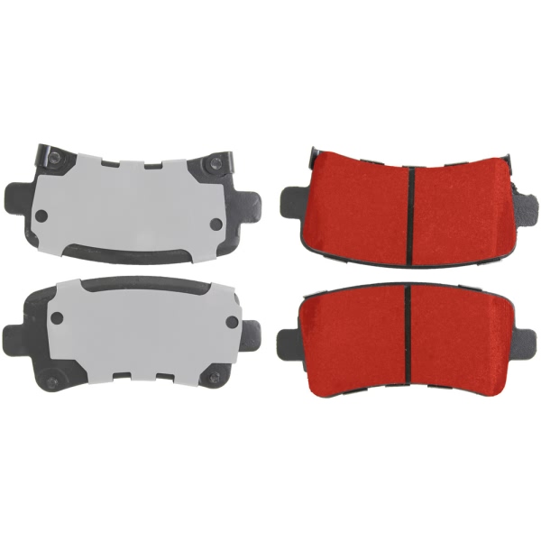 Centric Posi Quiet Pro™ Semi-Metallic Rear Disc Brake Pads 500.14300