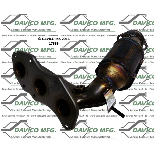 Davico Exhaust Manifold with Integrated Catalytic Converter 17333