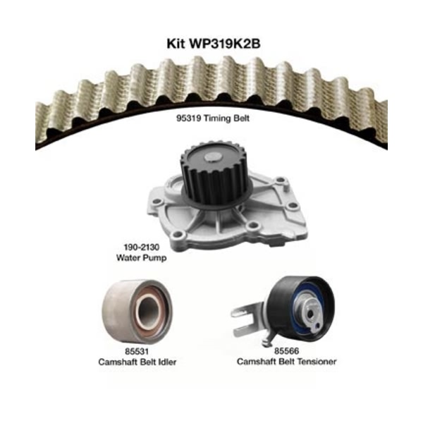 Dayco Timing Belt Kit With Water Pump WP319K2B