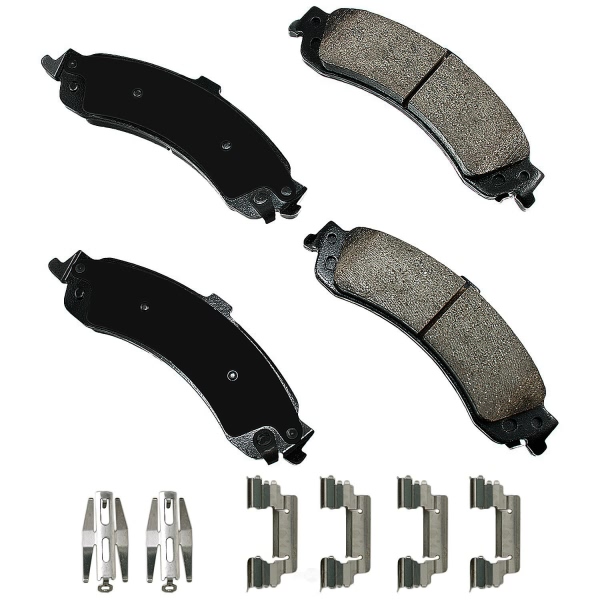 Akebono Performance™ Ultra-Premium Ceramic Rear Brake Pads ASP834A