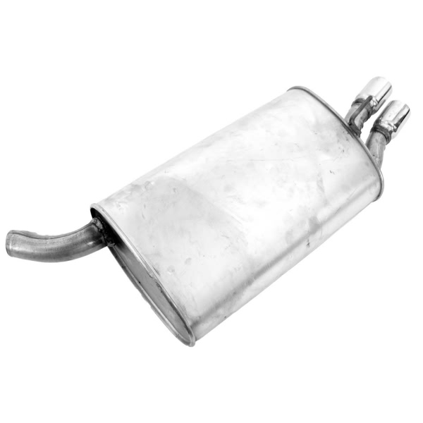 Walker Quiet Flow Driver Side Stainless Steel Oval Aluminized Exhaust Muffler And Pipe Assembly 53712