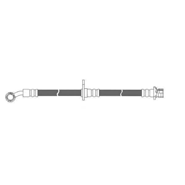 Centric Front Driver Side Brake Hose 150.40114