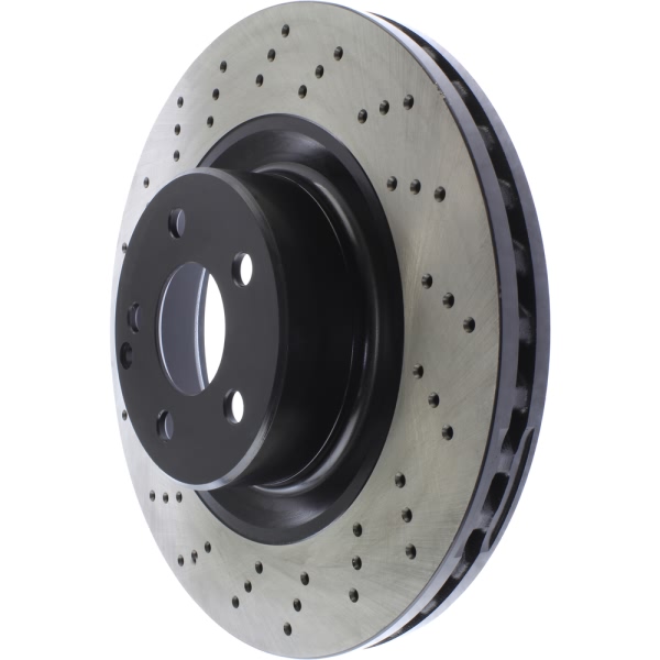 Centric SportStop Drilled 1-Piece Front Brake Rotor 128.35049