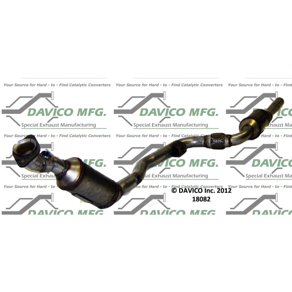Davico Direct Fit Catalytic Converter and Pipe Assembly 18082