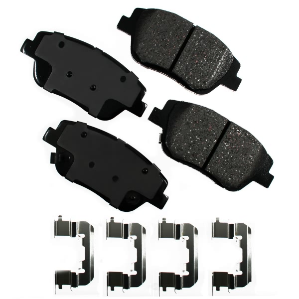 Akebono Pro-ACT™ Ultra-Premium Ceramic Front Disc Brake Pads ACT1444