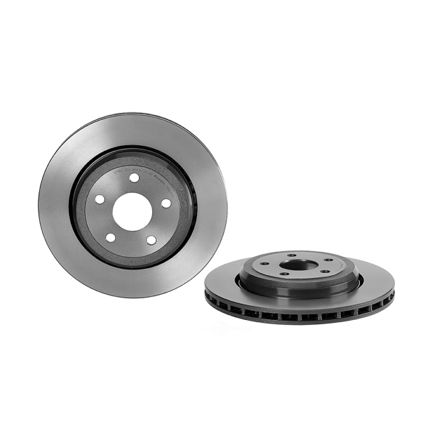brembo UV Coated Series Vented Rear Brake Rotor 09.N247.11