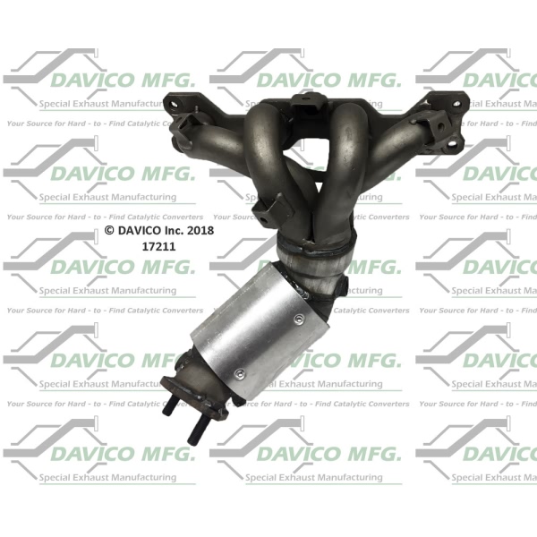 Davico Exhaust Manifold with Integrated Catalytic Converter 17211