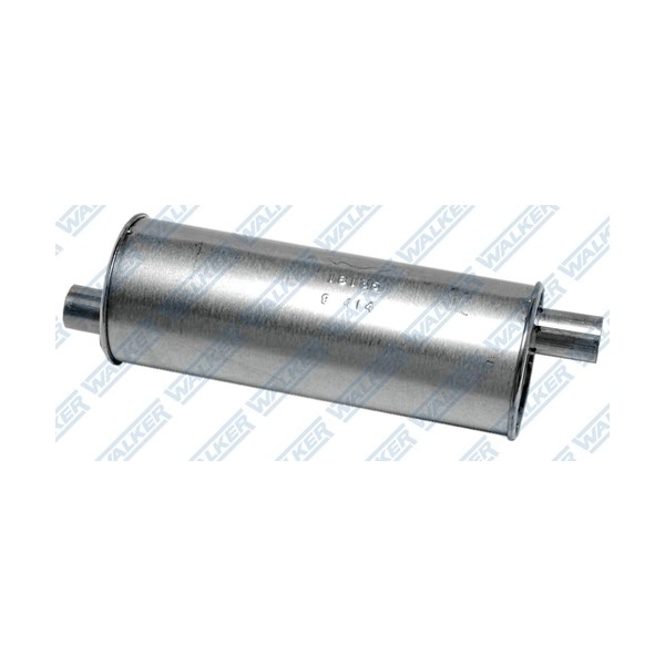 Walker Soundfx Steel Round Aluminized Exhaust Muffler 18135