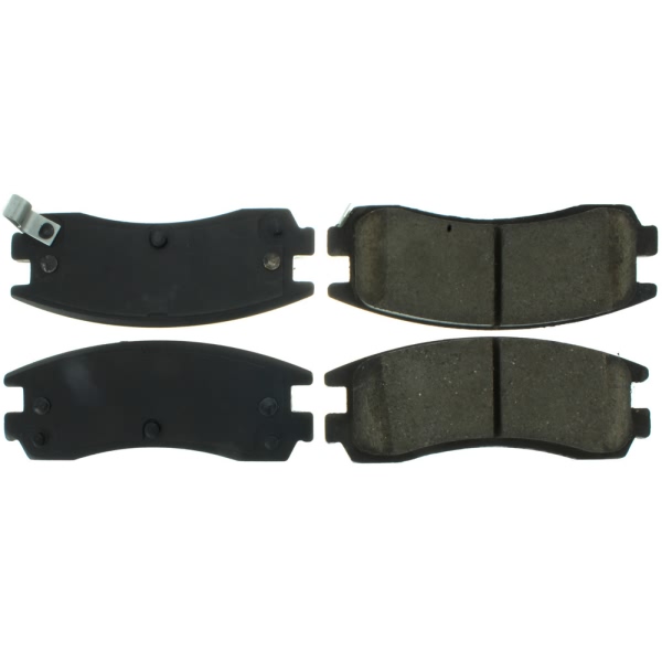 Centric Posi Quiet™ Extended Wear Semi-Metallic Rear Disc Brake Pads 106.07140