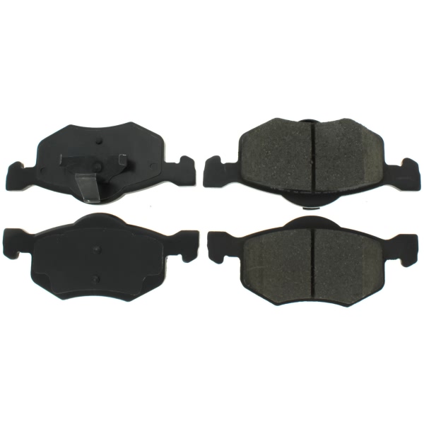 Centric Posi Quiet™ Extended Wear Semi-Metallic Front Disc Brake Pads 106.08430