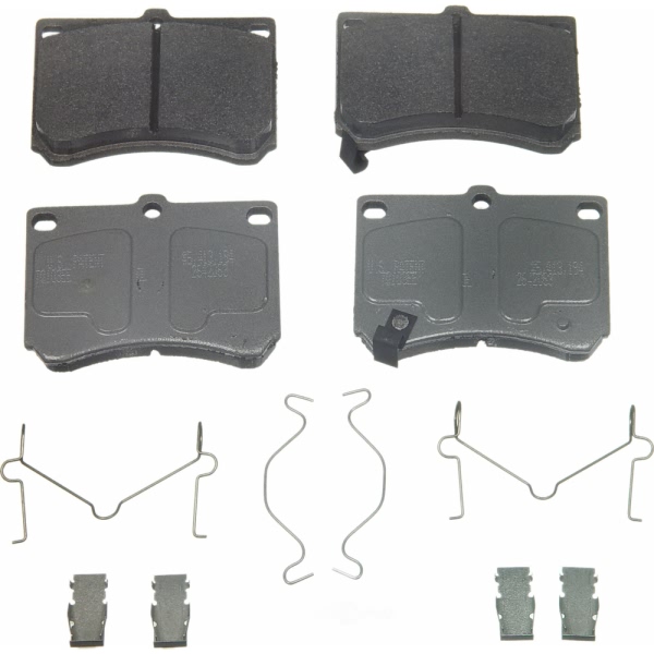 Wagner ThermoQuiet Semi-Metallic Disc Brake Pad Set MX473