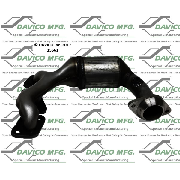 Davico Exhaust Manifold with Integrated Catalytic Converter 15661