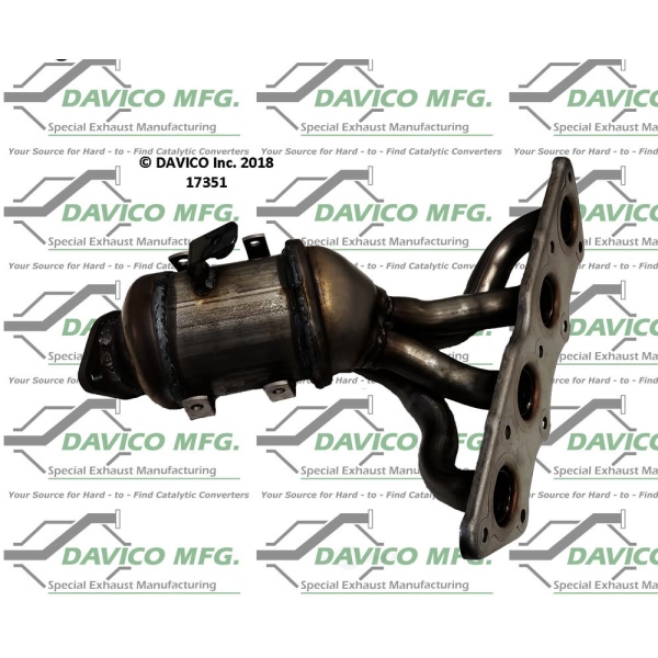 Davico Exhaust Manifold with Integrated Catalytic Converter 17351