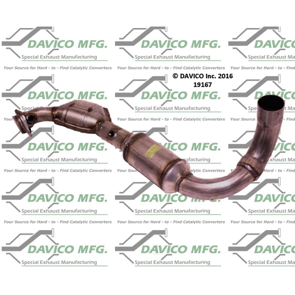 Davico Direct Fit Catalytic Converter and Pipe Assembly 19167