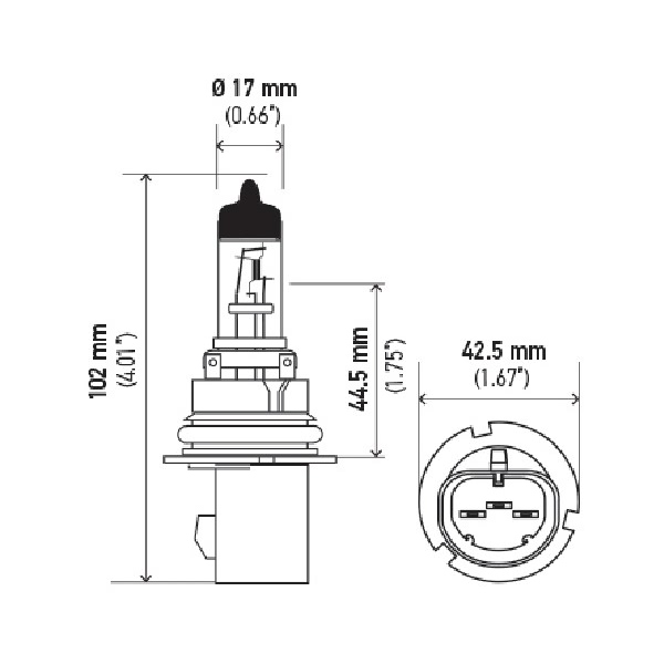 Hella Hb5 Design Series Halogen Light Bulb H71070622